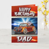 Väter Geburtstagskarte Karte (Gelbe Blume)