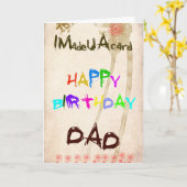 Vater Geburtstagskarte Karte (Gelbe Blume)