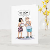 Vater-Geburtstagskarte Karte (Gelbe Blume)