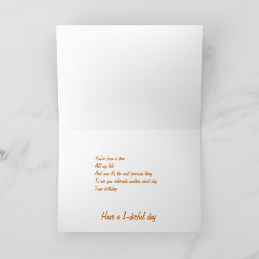 Vater-Geburtstagskarten Karte (Innenseite)