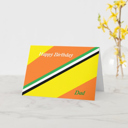 Vater-Geburtstagskarten Karte (Gelbe Blume)