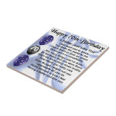 Vater-Gedicht - 70. Geburtstag Fliese (Seite)