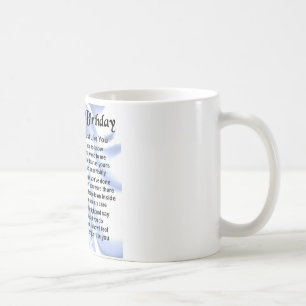 Vater-Gedicht - 70. Geburtstag Kaffeetasse