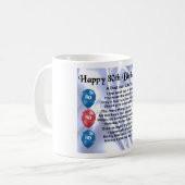 Vater-Gedicht-80. Geburtstag Kaffeetasse (Vorderseite Links)