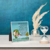 Vater Gedicht Plaque - Fischereidesign Fotoplatte (InSitu)
