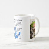 Väter Gedicht und 2 FOTOS - Handdruck halten Kaffeetasse (VorderseiteRechts)