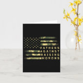 Väter gegen die Aufstachelung der Moronen Witziger Karte (Gelbe Blume)