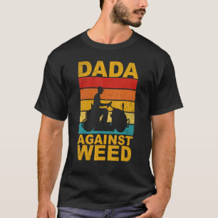 Väter gegen Unkraut  Gartenarbeit Rasenmähen Rasen T-Shirt