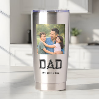 Vater Gegründete Foto Moderne Typografie Neuer Vat Thermobecher