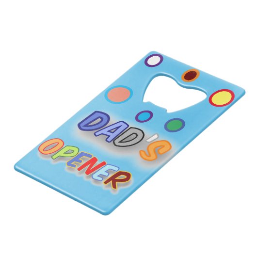 Vater, Geldbeutel Flaschenöffner (Vorderseite Schrägansicht)