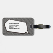 VATER! Gepäckanhänger. Comic Version Gepäckanhänger (Rückseite horizontal)