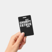 Vater-Geschenk| Beste Grumpy Vater-Geschenk-Idee Ausweis (Handheld)