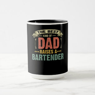 Vater-Geschenk Der beste Vater erhöht einen Barke Tasse