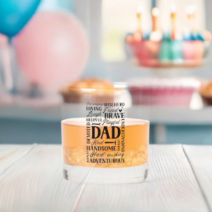 Vater-Geschenk des klassischen Vaters Whiskyglas