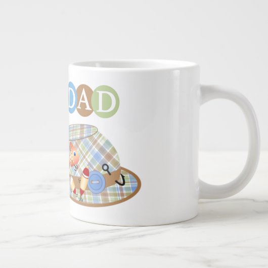 Vater-Geschenk - Jumbo-Tasse (Rechts)