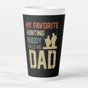 Vater-Geschenk Mein Lieblings-Jagdbuddy nennt mi Milchtasse