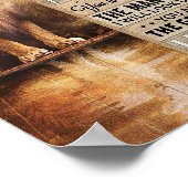 Vater Geschenke an meinen Vater ich Liebe dich so  Poster (Ecke)