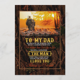 Vater-Geschenke   Brief an meinen Vater, den Mann, Einladung