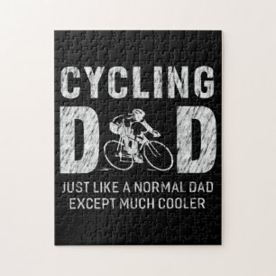 Vater-Geschenke für Vater Radfahren Coolen Vater Puzzle
