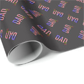 Vater Geschenkpapier (Rolleneckpunkt)