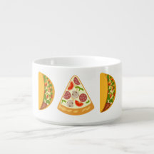 VATER geschrieben mit Pizza & Tacos Niedliche Küch