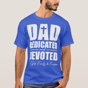 Vater gewidmet und gewidmet glücklichen Vatertag T-Shirt