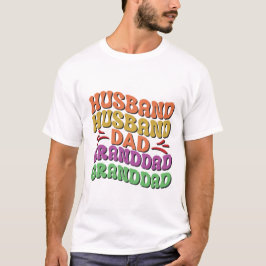 Vater gibt Geschenke Best Husband Vater Granddad T T-Shirt