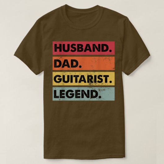 Vater Gitarrist Legend Funny Guitar Player M T-Shirt (Design vorne)
