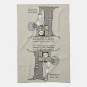 Vater glaubt an Möglichkeiten Küchentuch (Vertikal)