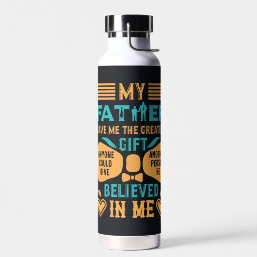 Vater glaubte an mich trinkflasche (Links)