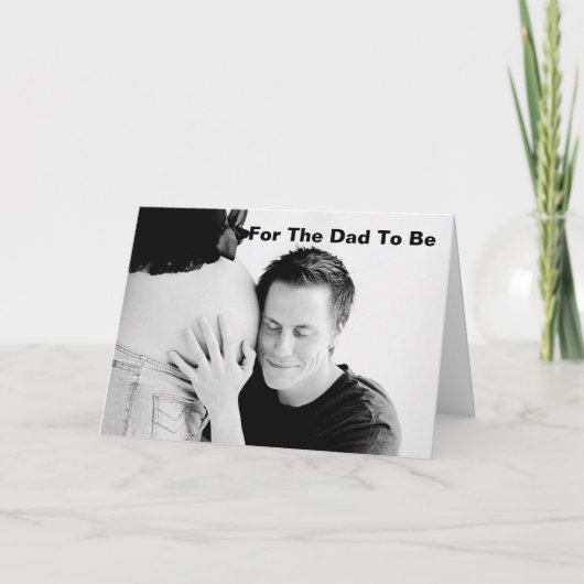 VATER, GLÜCKLICH VATER ZU SEIN KARTE (Vorderseite)