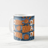 Vater - Glücklicher Tag des Vaters Kaffeetasse (Vorderseite Links)
