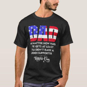 Vater glücklicher Vatertag, egal wie schwer das Le T-Shirt