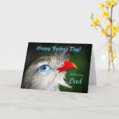 Vater / Glücklicher Vatertag - Maler Vogel Karte (Gelbe Blume)