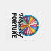 Vater-Glücksbringerrad Fleecedecke (Vorderseite (Horizontal))