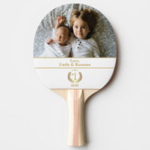 Vater Gold Wreath Personalisiert Foto