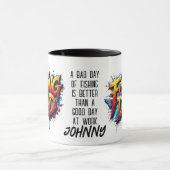 Vater Goldfarbener Graffiti-Zitat Tasse (Zentrum)