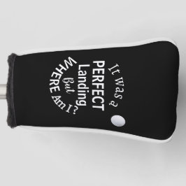 Vater Golf Ball Funny Spaß Schwarz-weißer Typ Cust Golf Headcover