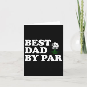 Vater Golf Shirt Best Vater Par Funny Vatertag Karte