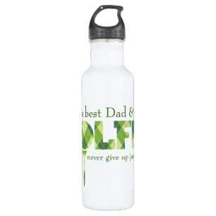 Vater Golfer-Tee-Flasche Edelstahlflasche