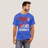Vater Gory Trick oder behandeln Halloween-Sicherhe T-Shirt (Vorne ganz)