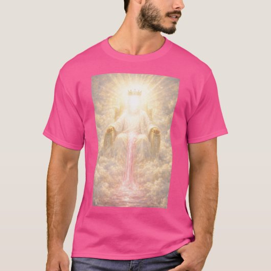 Vater Gott auf dem Thron T-Shirt (Vorderseite)