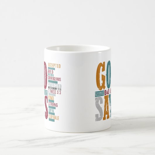 Väter Gott Vater sagt Kaffeetasse (Mittel)