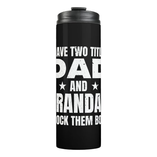 Vater Grandad Thermosbecher (Vorderseite)