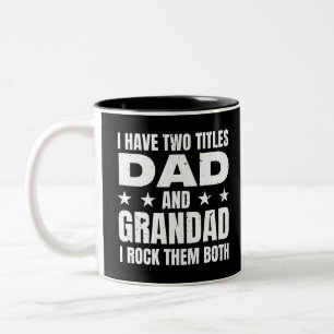 Vater Grandad Zweifarbige Tasse