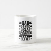 Vater Grandpa Großartiger Großvater Großeltern Kaffeetasse (Mittel)