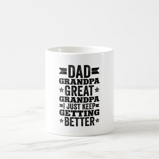 Vater Grandpa Großartiger Großvater Großeltern Kaffeetasse (Mittel)