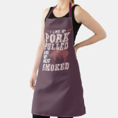 Vater Grill Hintern Rubbed and My Pork gepulsten S Schürze (InSitu)