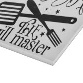 Vater GRILLEN des Grillmeisters Schneidebrett (Ecke)