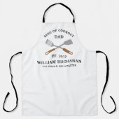 Vater-GRILLEN-Grill-Koch für die Familie Cookout Schürze (Vorderseite)